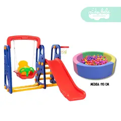 GENERICO - Centro de juegos Tobogan y Piscina de pelotas Small light