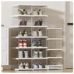 OEM - Zapatera de Acrílica Plegable de 6 Niveles