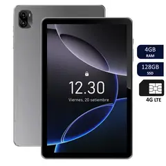 HYUNDAI - Tablet con Chip 4G LTE 10 4GB RAM 128GB HYTAB PLUS 10LB4