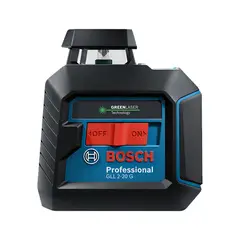 BOSCH - Nivel Láser Líneas Cruzadas Verde GLL 2-20 G 360º