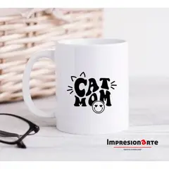 IMPRESIONARTE - Taza CAT MOM - 11 Oz