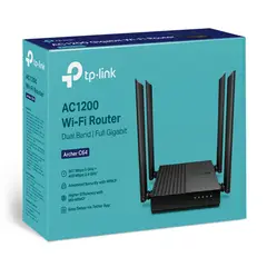 TP LINK - Archer C64 AC1200 Wireless MU-MIMO WiFi Router GIGABIT
