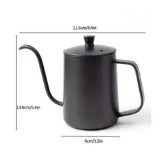 GENERICO - Tetera cuello de cisne black 600 ml