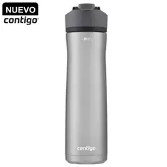 CONTIGO - Botella térmica Cortland de acero inoxidable Gris Acero 709mL