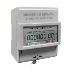 OPALUX - Medidor de Energía Monofásico Digital 220V OP-MD60R