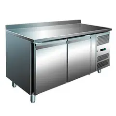 FRITECSA - Meson Refrigerado 2 Puertas Acero Inox. FWR15-2 70SS304 Mural Con Respaldo