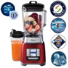 OSTER - Licuadora ActiveSense ROJO Vaso Blen N Go BLSTTDG RBG