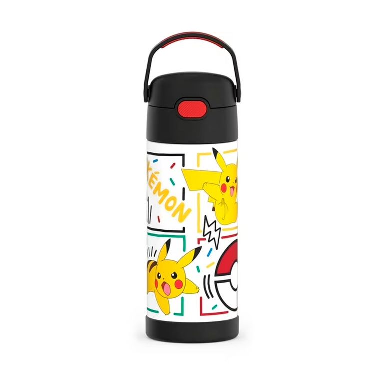 Thermos Pokemon 14 Onzas Exclusivo White Pikachu