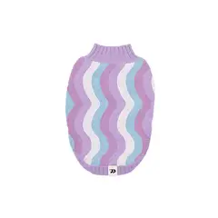 PRETTYPETS - SUETER ONDAS LILA L PARA MASCOTAS PRETTY PET