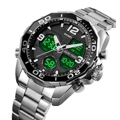 SKMEI - Reloj 1649 Plateado Analogo y Digital_.