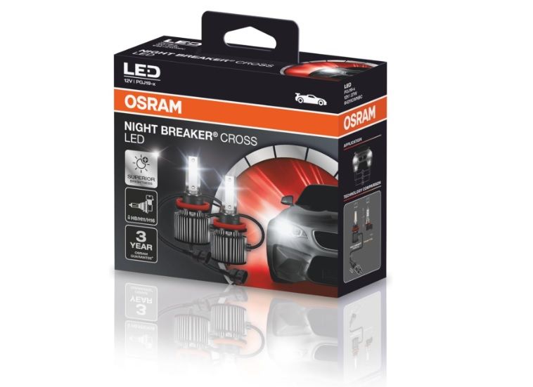 Foco Led H11 Osram Night Breaker Cross