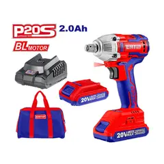 EMTOP - LLAVE DE IMPACTO A BATERIA 1/2" 20V ION-LITIO 2 BAT 2.0AH 300NM