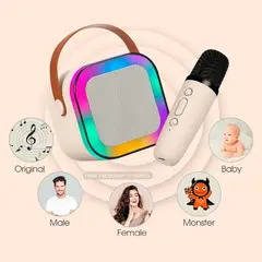 GENERICO - PARLANTE KARAOKE Con luces RGB