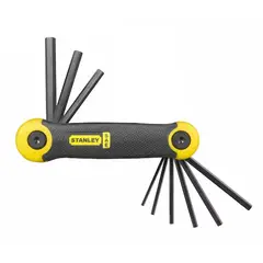 STANLEY - Juego de 9 Llaves Hexagonales Pro Pulgadas