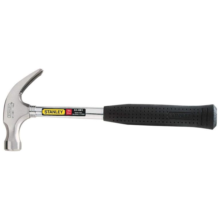 Martillo Curvo Mango de Acero 16 Oz STANLEY