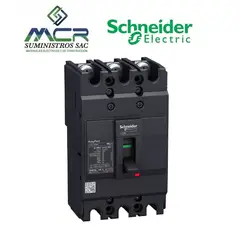SCHNEIDER ELECTRIC - INTERRUPTOR AUTOMATICO TRIFASICO FIJO 100 AMPERIOS 25KA 240V Schneider