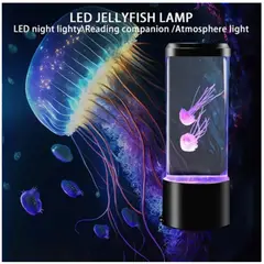 GENERICO - Lámpara de Lava de Medusas LED
