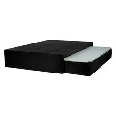 MUEBLES MACRUMO - Cama Diván 1.5 Plz  (Base Tarima + Cama Auxiliar)