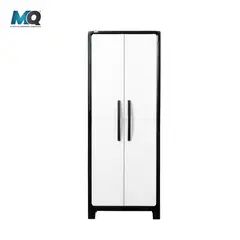 QRUBBER - Armario Multiuso Eclypse Color BlancoNegro 183x70x46cm - MQ