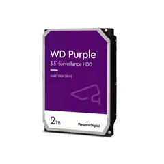 WESTER DIGITAL - Disco duro Western Digital WD Purple, 2TB, SATA 6.0 Gb/s, 64MB