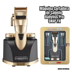 Babyliss Pro - Maquina de Cortar Cabello BabylissPro SNAPFX - Dorado