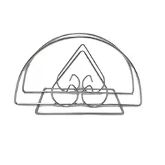 OTTOWARE - Set de 3 Servilleteros de Metal