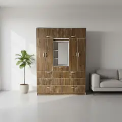 MUEBLES MACRUMO - ROPERO 150cm CON TOCADOR – 6 PUERTAS – GRACIA - ARMADO