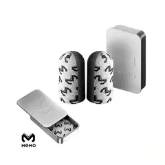 MEMO - Guantes Dedales Fundas Gamer Profesionales Fibra de Plata