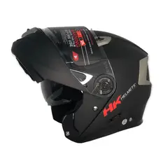 GENERICO - CASCO HOKEN FF860 MODULAR NEGRO VISOR TRANSPARENTE TALLA ¨L¨