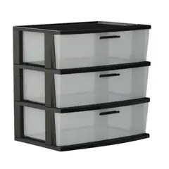 QRUBBER - Cajonera Modelo Eclypse Color Negro 3 Niveles - MQ
