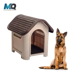 QRUBBER - Casa Para Mascota Grande Color Café Oscuro MQ