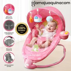 BABY - Silla Mecedora Nido «DALIM» Didáctico Musical Pink