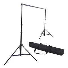 GENERICO - Portafondo Portátil Estudio Fotográfico 3 x 2.15 - Incluye 4 ganchos