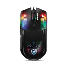 MICRONICS - Mouse Gamer Neon MIC GM808 Negro