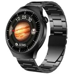 GENERICO - Smartwatch Watch 4 Pro Suit Negro Plateado 7 Correas Intercambiables