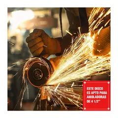 GENERICO - DISCO CORTE METAL 4 ½ AMOLADORA ESMERIL X60 UNIDADES
