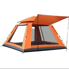 EVERBEST - Carpa Camping Automática para 4 Personas Naranja