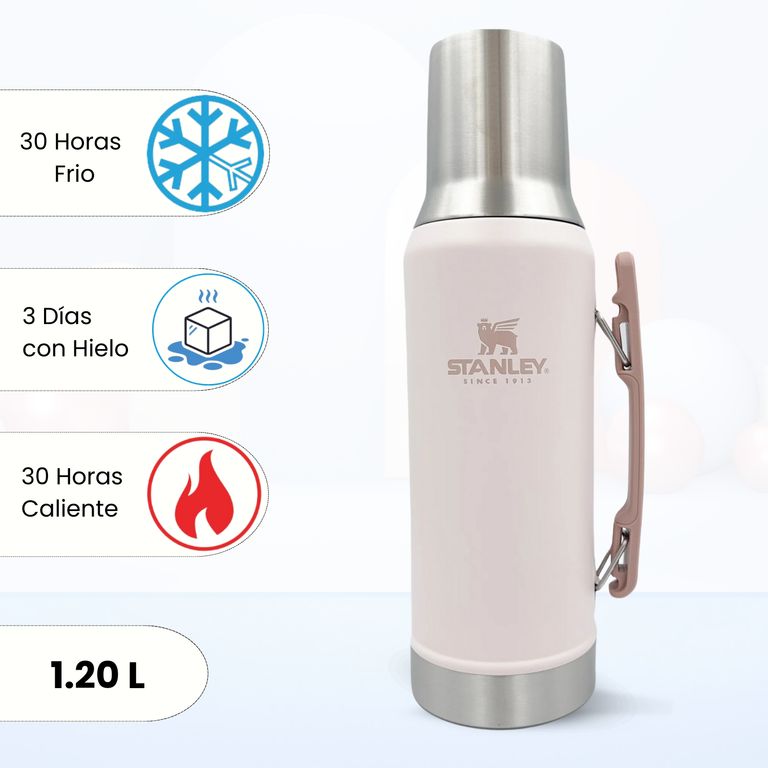 Termo de Bebida Mate System Rosa Quartz Stanley 1.2 L