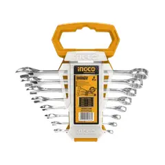 INGCO TOOLS - Set de 8 Llaves Mixtas Ingco