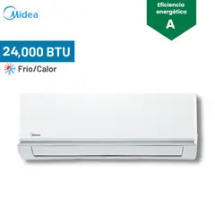 MIDEA - Aire Acondicionado 24 000 BTU Split Pared Inverter Frío - Calor