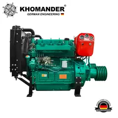 KHOMANDER - MOTOR PETROLERO DIESEL LD 55HP ARRANQUE ELECTRICO -