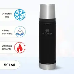 STANLEY - Termo de Bebida Classic Negro 591 Ml