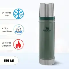 STANLEY - Termo de Bebida Classic Verde 591 Ml