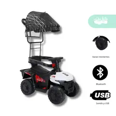 GENERICO - Carrito BUGGY de niño Modelo UTV color Blanco