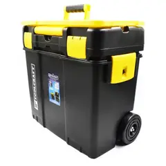 TOOLCRAFT - Caja de Herramientas Plástica con Ruedas 25Pulg