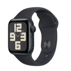 APPLE - Watch SE 2024 GPS 40mm Midnight Sport Band S/M A2722