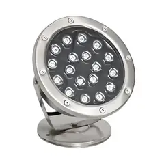 GENERICO - Reflector dirigible para pileta 18W 12V colores RGB marca Pool System