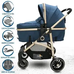 EBABY - Coche Cuna Moisés de Lujo «Carri»