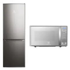 ELECTROLUX - Combo Refrigerador Frost Bottom Freezer 166L ERB162HS + Microondas 20L EMDO20S2GSRUG