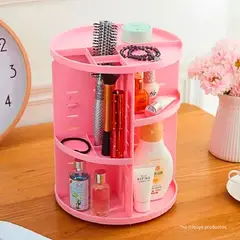 GENERICO - Organizador de maquillaje giratorio Rosa